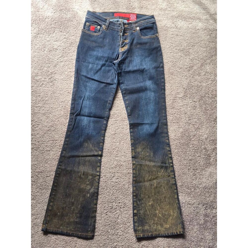 VTG Bongo Let Me B 90s/Y2K Flare Button Dirty Look. Used. Size 3. Waist 26